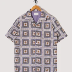 Julio Crochet Shirt 5391 - Violet