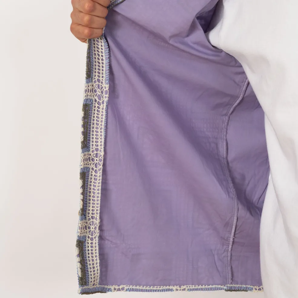 Julio Crochet Shirt 5391 - Violet