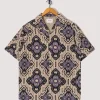 Julio Shirt 5396 - Violet Ikat