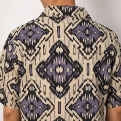 Julio Shirt 5396 - Violet Ikat