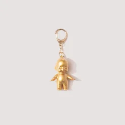 Kewpie Doll Key Chain - Gold