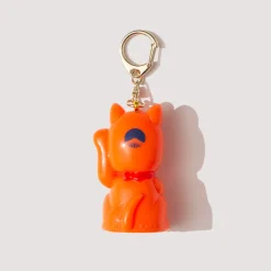 Kewpie Doll Keychain - Orange