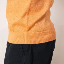 Knit Boucle Polo - Orange