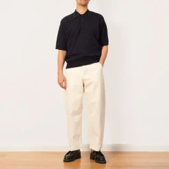 Knit Polo - Dark Navy