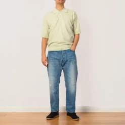 Knit Polo - Light Pistachio