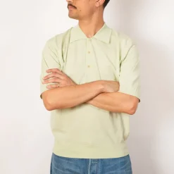 Knit Polo - Light Pistachio