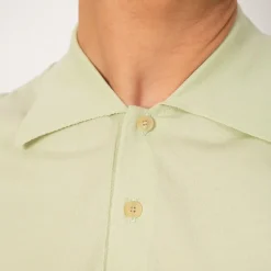 Knit Polo - Light Pistachio