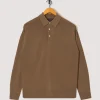 Knit Polo 12G - Mocha