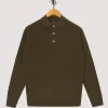 Knit Polo 12G - Olive