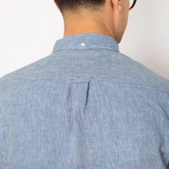 Linen Chambray Shirt - Blue