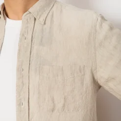 Linen Chambray Shirt - Natural
