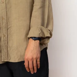 Linen Clip Shirt - Beige