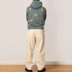 Logo Hooded Sweat - Stormy Sea