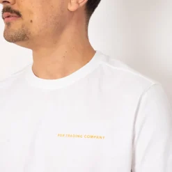 Logo Tee - White/Island Poppy