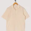Loose Weave Check Shirt - Ecru