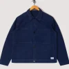 Marcus Canvas Overshirt - Workwear Blue
