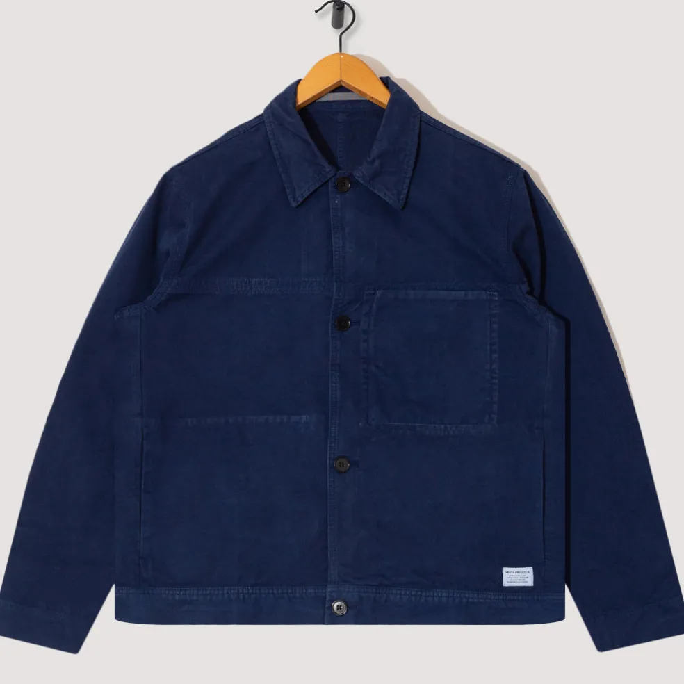 Marcus Canvas Overshirt - Workwear Blue