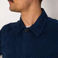 Marcus Canvas Overshirt - Workwear Blue