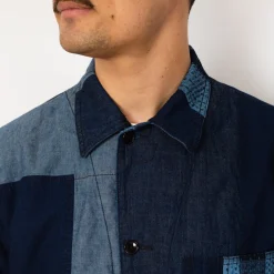MIL Chore Jacket - Indigo Patchwork