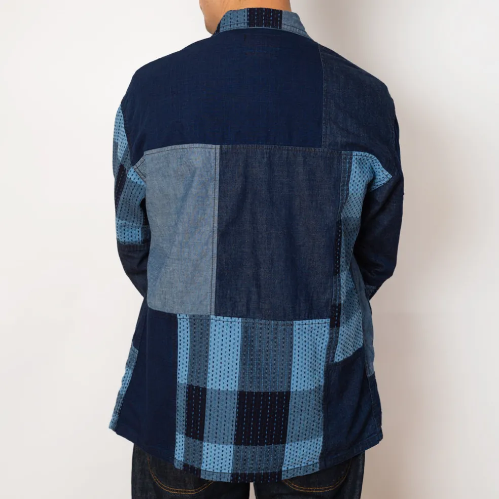 MIL Chore Jacket - Indigo Patchwork