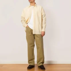 Mo Oversized Check Shirt - Oatmeal