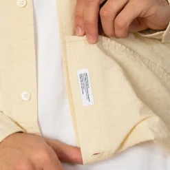 Mo Oversized Check Shirt - Oatmeal