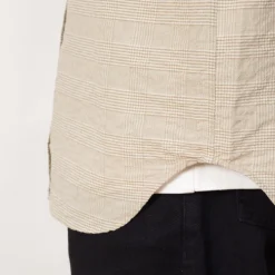 Mo Oversized Check Shirt - Heathland Brown