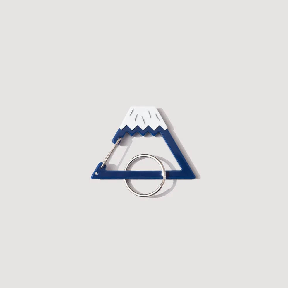 Mount Fuji Keychain - Blue