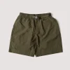 Nylon Loose Short - Deep Olive