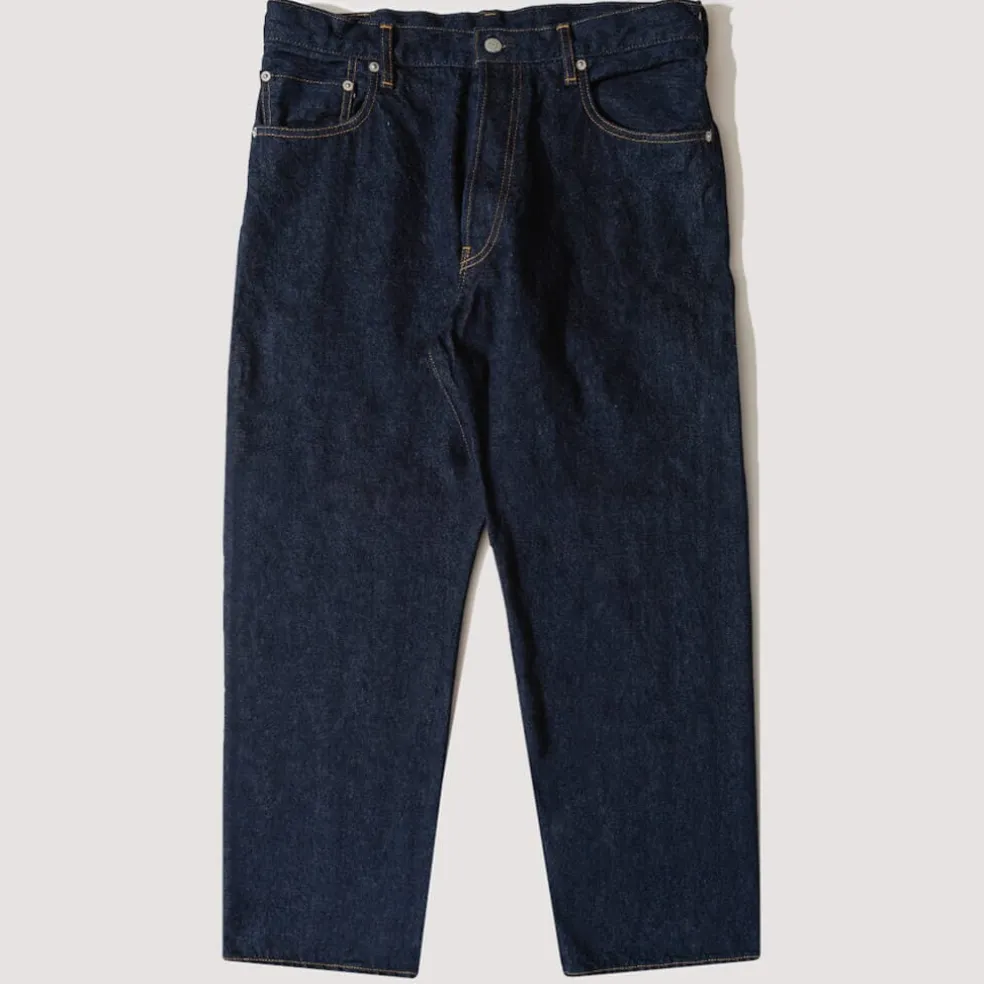 108 One Wash Loose Ankle Denim - Indigo