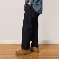108 One Wash Loose Ankle Denim - Indigo