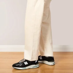 108 One Wash Loose Ankle Denim - Ecru