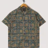 Open Collar Shirt - Blue