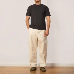 Open-End Dry Jersey Crewneck S/S - Faded Black
