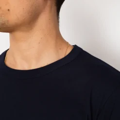Organic Lightweight Heritage T-Shirt - Marine Deep