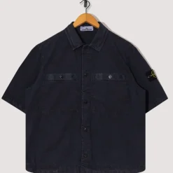 Overshirt S/S - Navy Blue (V0120)