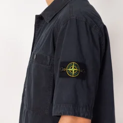 Overshirt S/S - Navy Blue (V0120)