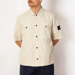 Overshirt S/S - Sand (V0195)