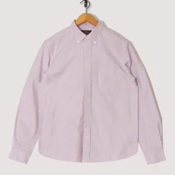 Oxford Candy Stripe Shirt - Wine