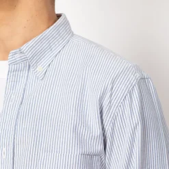 Oxford Candy Stripe Shirt - Blue