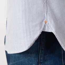 Oxford Candy Stripe Shirt - Blue