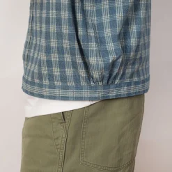 Palaka Jacket - Discharged Indigo Plaid