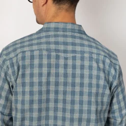 Palaka Jacket - Discharged Indigo Plaid