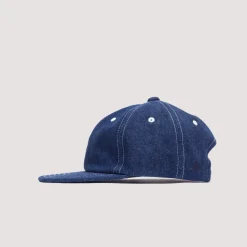 6 Panel Hat Herringbone - Indigo