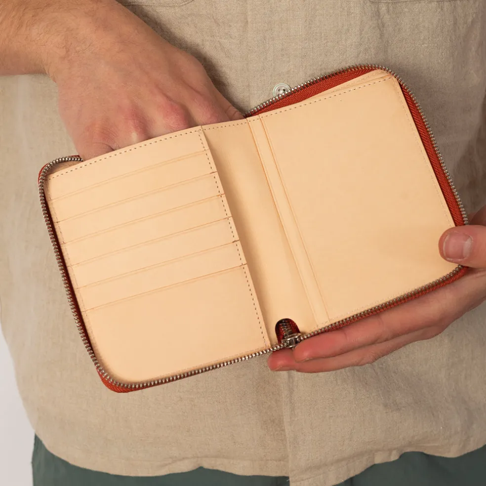 Passport Wallet - Orange