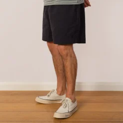 Per Cotton Tencel Shorts - Dark Navy