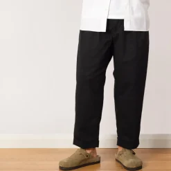 2 Pleat Trouser - Black