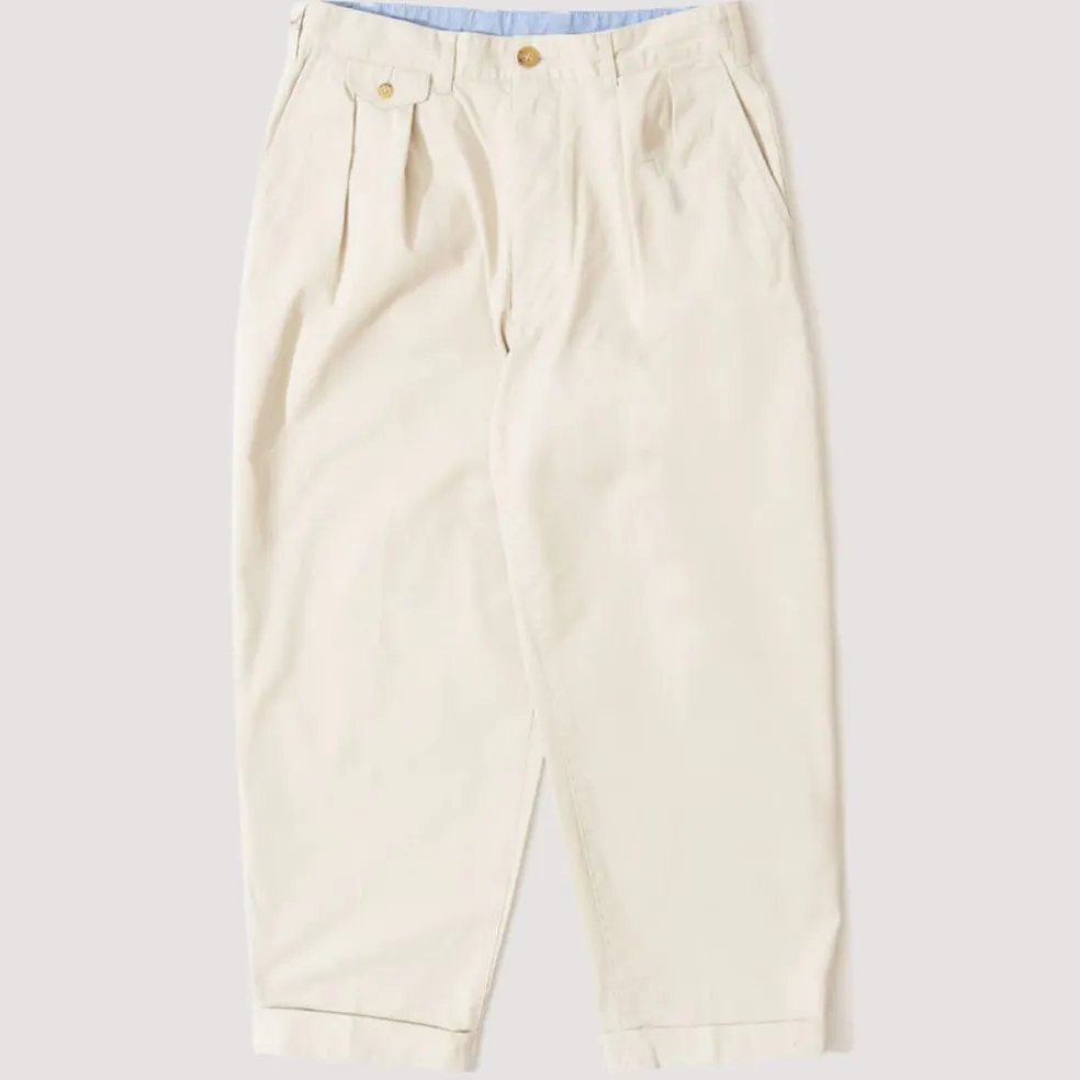 2 Pleat Trouser - Cement