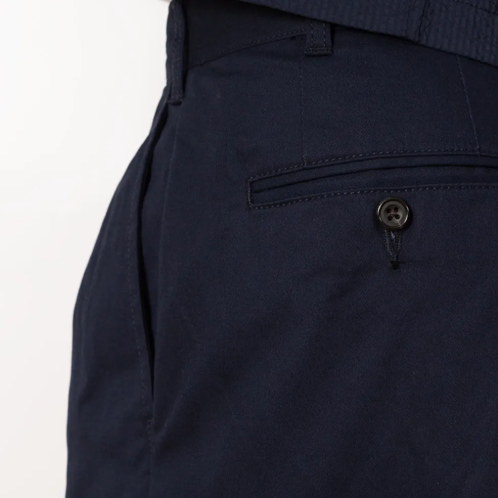 2 Pleat Trouser - Navy