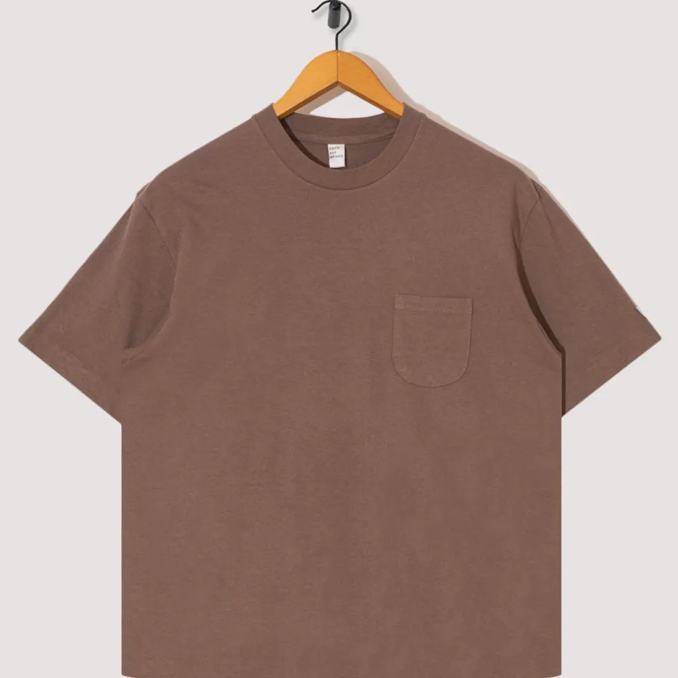 Pocket Tee - Dull Brown
